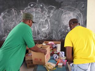 Image #15 - Hurricane Tomas Relief Effort (Packing the goods)